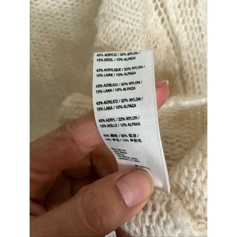 Free People Pointelle Cropped Cardigan
